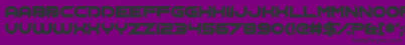 Chopsic Font – Black Fonts on Purple Background