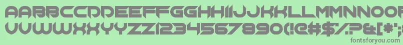 Chopsic Font – Gray Fonts on Green Background