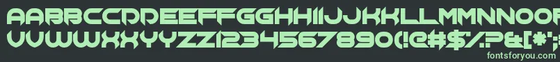 Chopsic Font – Green Fonts on Black Background