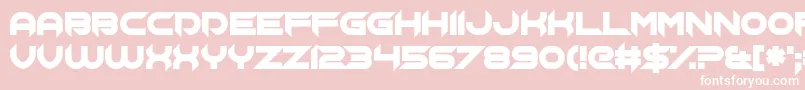 フォントChopsic – ピンクの背景に白い文字