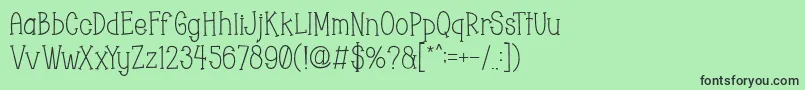 Chopyor Font – Black Fonts on Green Background