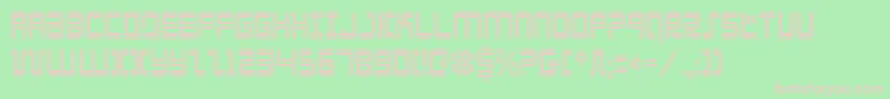 Elecdayc Font – Pink Fonts on Green Background