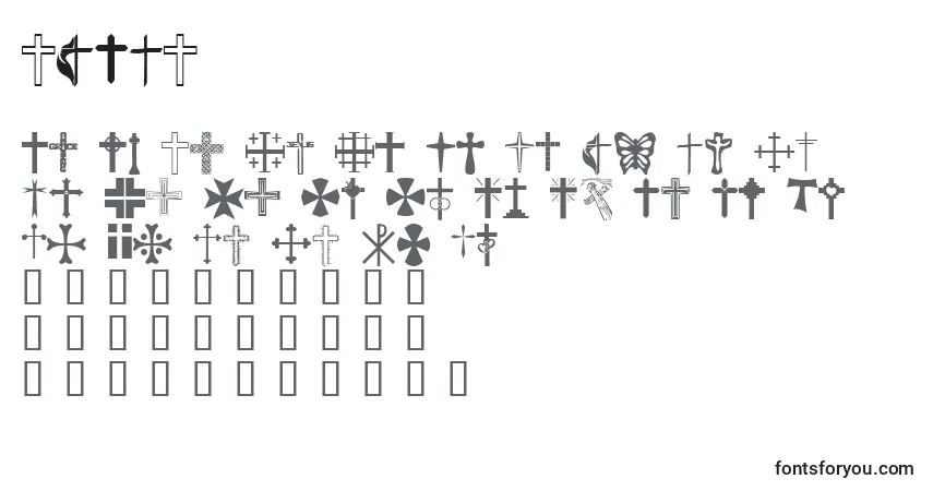 Schriftart CHRIC    (123390) – Alphabet, Zahlen, spezielle Symbole