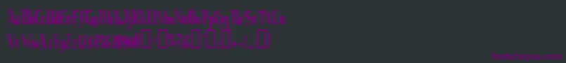 CHRIOC   Font – Purple Fonts on Black Background