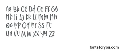 Schriftart Christed Font by 7NTypes Regular