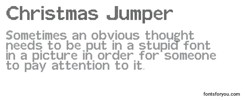 フォントChristmas Jumper