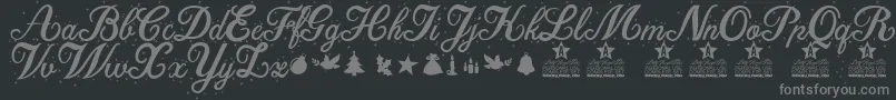 En savoir plus sur la police Christmas Time Star Personal Use Police Christmas Time Star Personal Use – polices grises sur fond noir