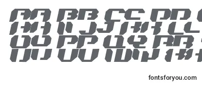Bionic Kid Simple Slanted Font