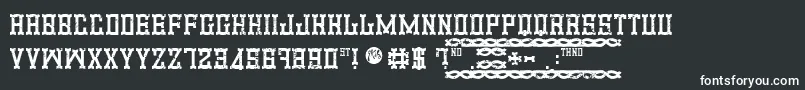 フォントPromotion – 黒い背景に白い文字