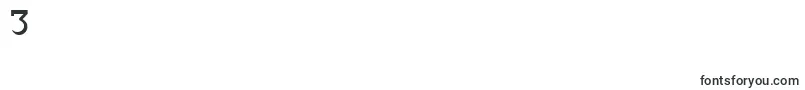 Chronodue Font – Fonts for Digit 3