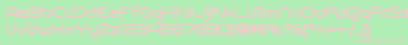 CHROY    Font – Pink Fonts on Green Background