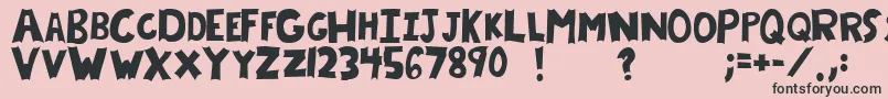 Weitere Informationen zur CHRYF   -Schriftart CHRYF   -Schriftart – Schwarze Schriften auf rosa Hintergrund