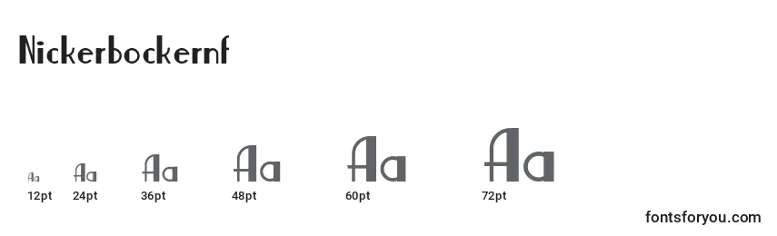 Nickerbockernf Font Sizes