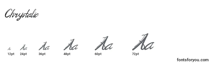 Chrystalic Font Sizes
