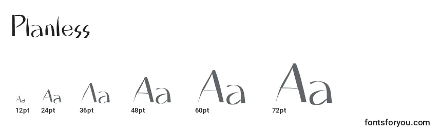 Planless Font Sizes