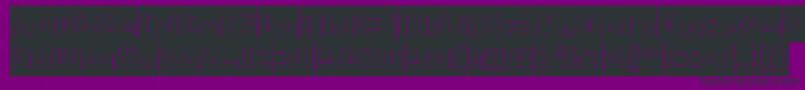 CHUNKY BAR INVERSE Font – Black Fonts on Purple Background