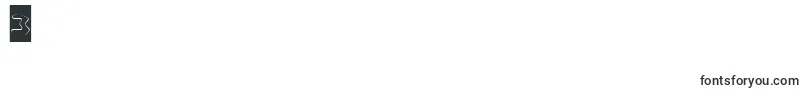 CHUNKY BAR INVERSE Font – Fonts for Digit 3