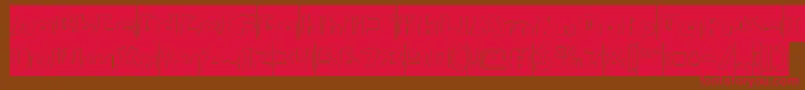 CHUNKY BAR INVERSE Font – Red Fonts on Brown Background