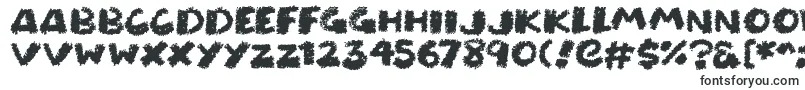 Chunky Chalk-Schriftart – Gruselige Schriften