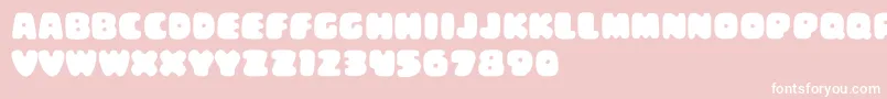 ChunkyTownDemo Font – White Fonts on Pink Background