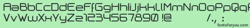 Cilogie Font – Black Fonts on Green Background