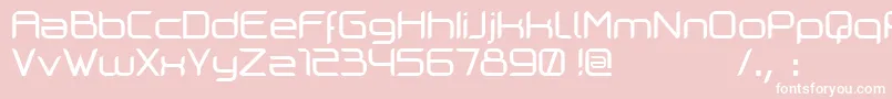 Cilogie Font – White Fonts on Pink Background