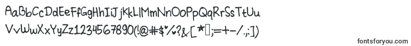 Cindyyo s Handwriting-fontti – Fontit KOMPAS-3D:lle