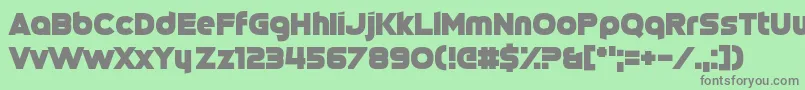 More about Cinqcent Font Cinqcent Font – Gray Fonts on Green Background