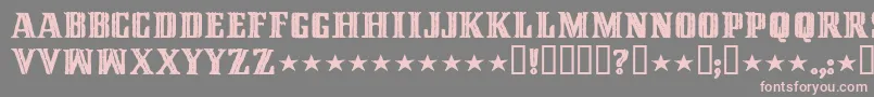 CINQMM   Font – Pink Fonts on Gray Background