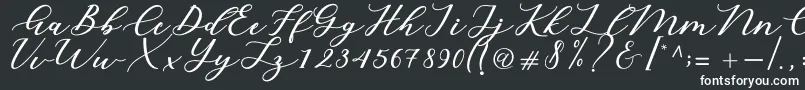 Cintya Script Font – White Fonts