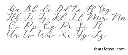 Шрифт Cintya Script