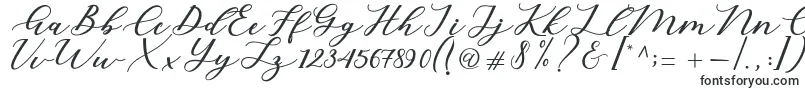 Cintya Script-fontti – Vapaat fontit