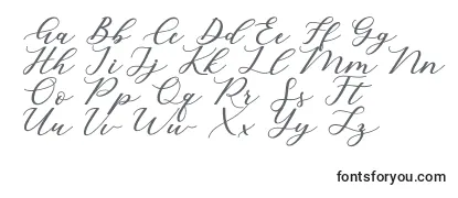 Schriftart Cintya Script