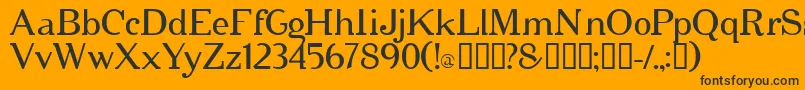 cipher   Font – Black Fonts on Orange Background