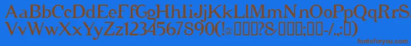 cipher   Font – Brown Fonts on Blue Background