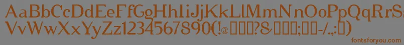 cipher   Font – Brown Fonts on Gray Background