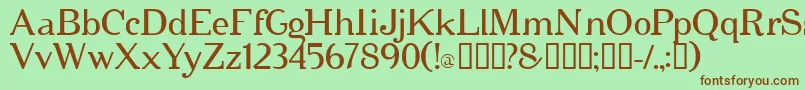 cipher   Font – Brown Fonts on Green Background