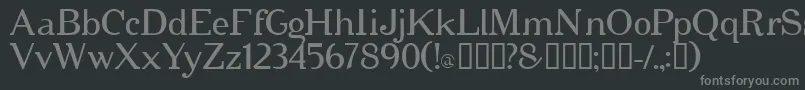 cipher   Font – Gray Fonts on Black Background