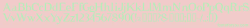 cipher   Font – Green Fonts on Pink Background