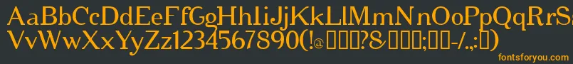 cipher   Font – Orange Fonts on Black Background