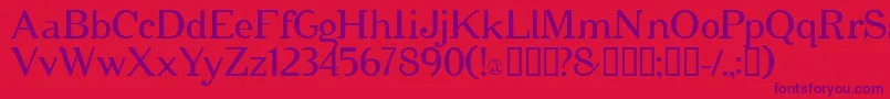 cipher   Font – Purple Fonts on Red Background