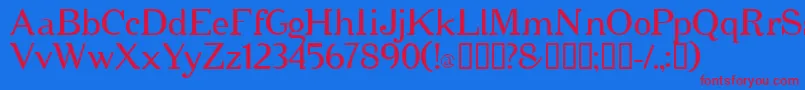 cipher   Font – Red Fonts on Blue Background