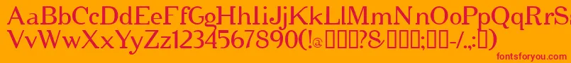 cipher   Font – Red Fonts on Orange Background
