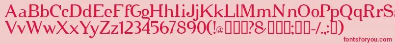 cipher   Font – Red Fonts on Pink Background