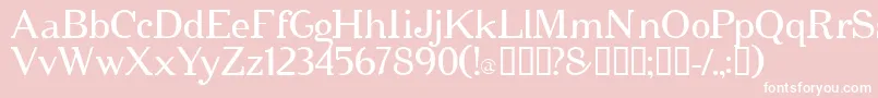 cipher   Font – White Fonts on Pink Background