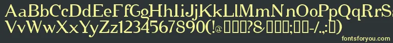 cipher   Font – Yellow Fonts on Black Background