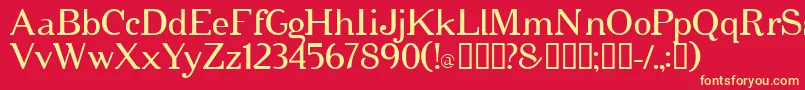 cipher   Font – Yellow Fonts on Red Background