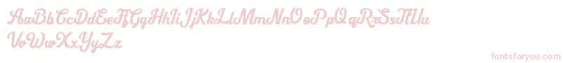 Cipthayasa DEMO Font – Pink Fonts on White Background