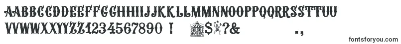 Circus Manerus-fontti – Lännen fontit
