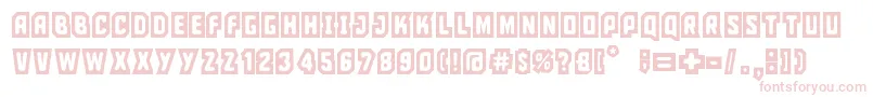 ciudad capital Font – Pink Fonts on White Background